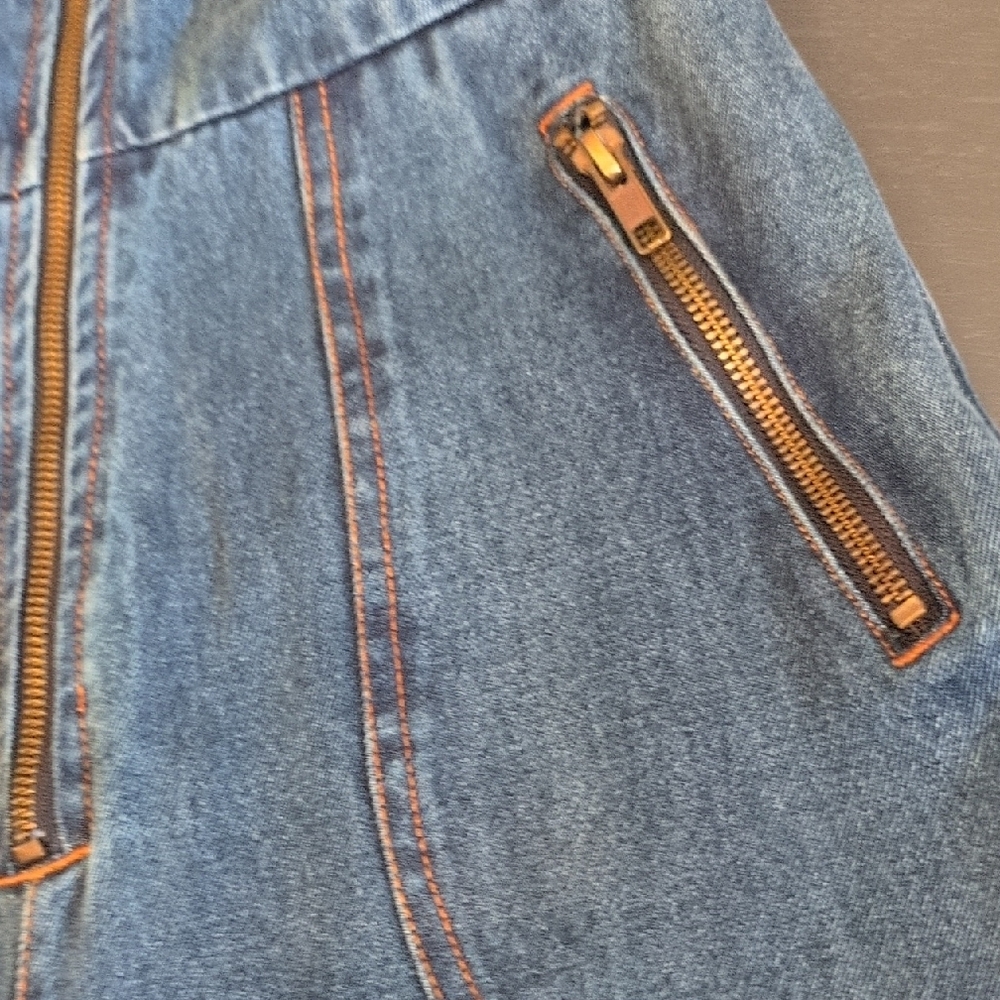 Porridge Anthropologie Blue Denim Maggie JumpSuit - Picture 7 of 10